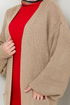 Cardigan Knitwear Dress 2121HBS932-M Vision &Red - Thumbnail