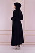 Ceinture Robe Noir END5503 - Thumbnail