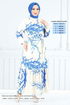 Ceinturée À Motifs Viscose Robe Numéro de pièce 812OZR1047-M Pierre - Thumbnail