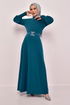 Ceinturée Robe Huile MM2575 - Thumbnail