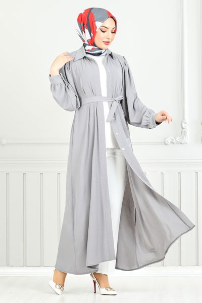 MRV B.G.S. - Chemise À Collier Robe Ferace 0037BGS895-L Gris