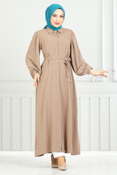 MRV B.G.S. - Chemise À Collier Robe Ferace 0037BGS895-L Sombre La Vision