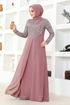 Chiffon Abendkleid MSL52883 Rose Kurusu - Thumbnail