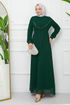 Chiffon Dress EFS525 Emerald - Thumbnail