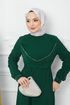 Chiffon Dress EFS525 Emerald - Thumbnail