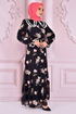 Chiffon Dress Rose Kurusu NEV14651 - Thumbnail