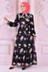 Chiffon Dress Rose Kurusu NEV14651 - Thumbnail