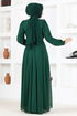 Chiffon Evening dress END5525 Green - Thumbnail