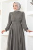 Chiffon Evening dress END5525 Grey - Thumbnail