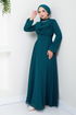 Chiffon Evening dress LPN2010 Oil - Thumbnail