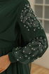 Chiffon Evening dress LPN4192 Emerald - Thumbnail