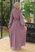 Chiffon Evening dress LPN4192 Lilac - Thumbnail