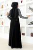 Chiffon Evening dress MSL52883 Black - Thumbnail