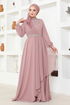 Chiffon Evening dress MSL52885 Rose Kurusu - Thumbnail