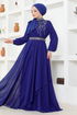 Chiffon Evening dress MSL52885 Saks - Thumbnail