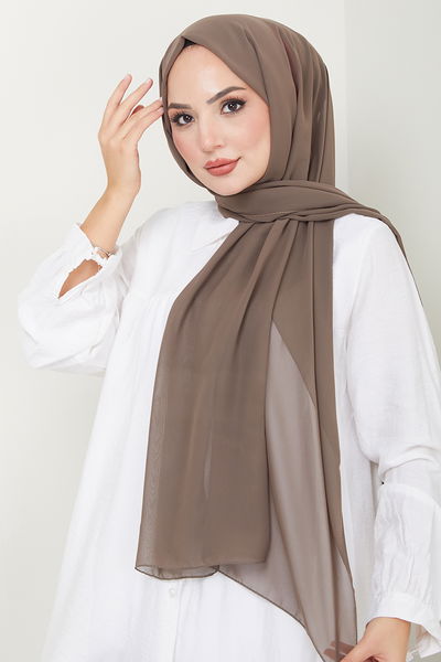 N.Y.A - Chiffon Shawl NYA053-001 Dark Vision