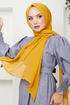 Chiffon Shawl NYA053-001 Mustard - Thumbnail