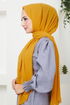 Chiffon Shawl NYA053-001 Mustard - Thumbnail