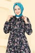 Çiçek Desen Viskon Tunik 0174BG354-MS Laci - Thumbnail