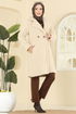 Coat 031OZT1013-MS Stone - Thumbnail