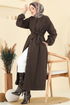 Coat 0504BG354-MS Brown - Thumbnail