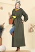 معطف اخضر عفني 0504BG354-MS - Thumbnail