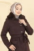 Coat 1121OZT1013-MS Brown - Thumbnail