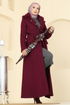 Coat 1121OZT1013-MS Burgundy - Thumbnail