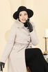 Coat 1121OZT1013-MS Stone - Thumbnail