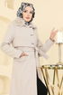 معطف بيج 1121OZT1013-MS - Thumbnail