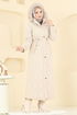 معطف بيج 1175OZT1013-MS - Thumbnail