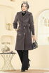 معطف بيج غامق 1183OZT1013-MS - Thumbnail