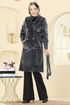 معطف رمادي غامق 1183OZT1013-MS - Thumbnail