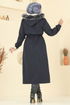 Coat 2816MSA980-MS Navy Blue - Thumbnail