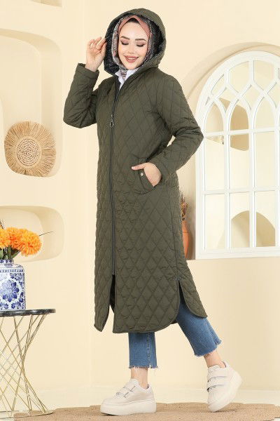 H.N.Z. - Coat 4009HN394-MS Khaki