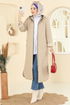 معطف بيج 4009HN394-MS - Thumbnail