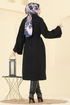 Coat 6163BSK463-MS Black - Thumbnail