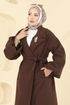 Coat 6163BSK463-MS Brown - Thumbnail