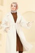 Coat 6163BSK463-MS Ecru - Thumbnail