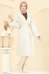 Coat 6163BSK463-MS Ecru - Thumbnail