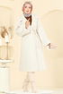 Coat 6163BSK463-MS Ecru - Thumbnail