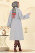 Coat 6163BSK463-MS Gray - Thumbnail