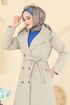 Coat 6234BSK463-MS Stone - Thumbnail