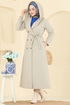 معطف بيج 6234BSK463-MS - Thumbnail