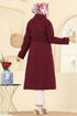 Coat 6236BSK463-MS Burgundy - Thumbnail