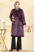 Coat 6239BSK463-MS Burgundy - Thumbnail