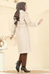 Coat 6239BSK463-MS Stone - Thumbnail