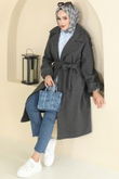 B.İ.S.S.K. - Coat 6243BSK463-MS Anthracite