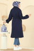 Coat 6243BSK463-MS Navy Blue - Thumbnail