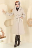 B.İ.S.S.K. - Coat 6243BSK463-MS Stone